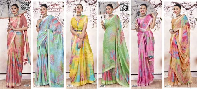 Arnavi By Vallabhi Printed Georgette Sarees Wholesale Shop In Surat